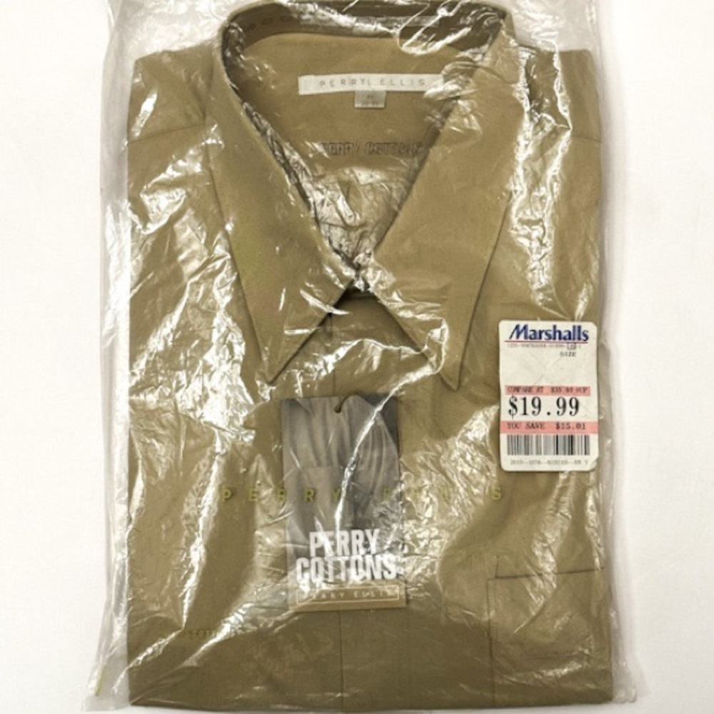 Perry Cotton khaki button up
